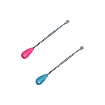 DEENER Pink Cheap Plastic Stainless Steel Stirring Rod Eyebrow Permanent Tattoo Ink Mixer Tool Microblading Pigment Nail Glitter