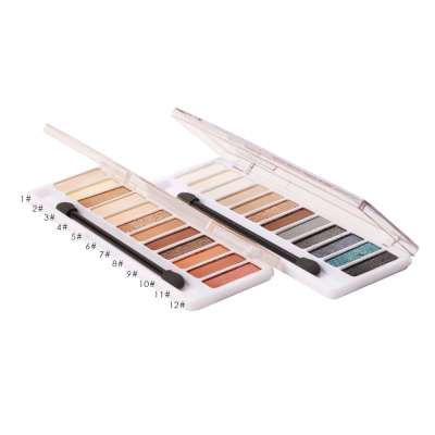 DEENER 12 Colors Easy To Go Up Makeup Eye Shadow Palette Long Lasting Beauty Eye Shadow Palette